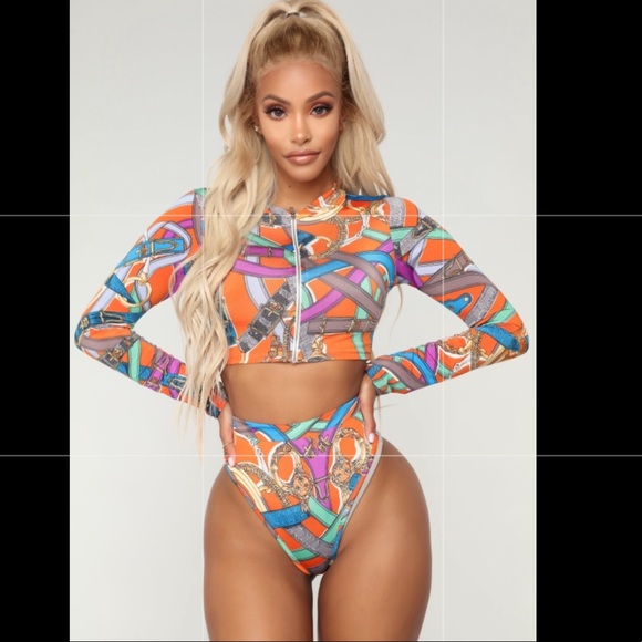 long sleeve swimsuit fashion nova